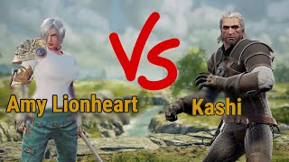 Amy Lionheart (Ivy) VS Kashi (Geralt)