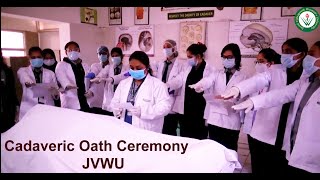 #jvwuStudentslife#CADAVERIC-   Topic- Cadaveric Oath Ceremony Anatomy By JV'n Dr. Jaysee (FAS)