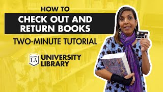 How to Check Out and Return Books - Two Minute Tutorials | Cal State LA Library