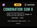 LeetCode 40: Combination Sum II | C# Solution | Backtracking with Duplicates |