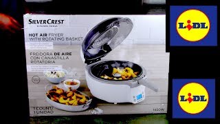 lidl hot air fryer silvercrest review and demonstration