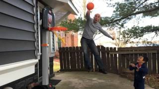 Mean Dad Blocks Little Boy's Shot