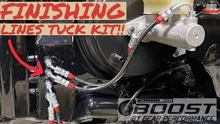 Finishing lines brake line tuck kit install!