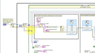 LabVIEW code: UDP client-server (walk-through)