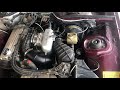 OBSOLETE VIDEO: Supercharged Porsche 924 first start