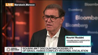 Nouriel Roubini Sees Markets Pricing ‘Something Ugly’ Happening in Gaza