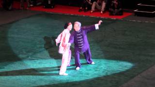 2011(名家滙演)李德印師傅方彌壽師傅表演楊式太極對練