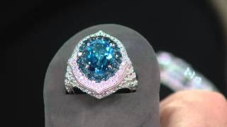 Judith Ripka Sterling Blue Topaz Earrings or Ring on QVC