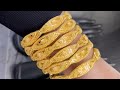 50 trending gold bangles designs 2025 l unique gold bangle designs goldbangles @horainshop