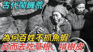 古代鬧饑荒，為何百姓不抓魚蝦，反而去吃草根、啃樹皮【博古通今錄】#歷史#歷史故事#歷史人物