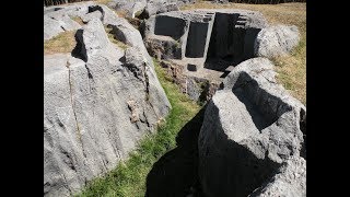 Ancient Pre-Inca Megalithic Site Of Little Qenqo Near Cusco Peru