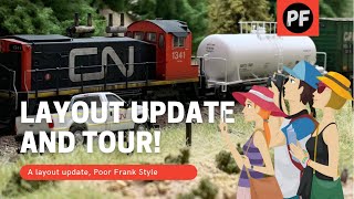 March 2021 Layout Update! | HO Scale Layout Tour | Poor Frank