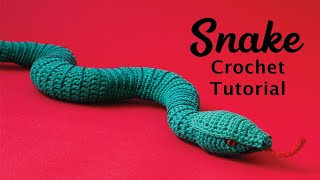 Snake Crochet Tutorial 🐍