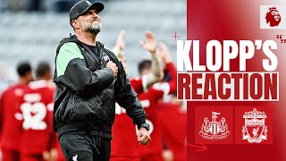 KLOPP'S REACTION: 'This was big, as big as it can be!' | Newcastle 1-2 Liverpool