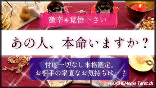 【激辛💥覚悟】お相手に本命いますか？❤️忖度一切なし🤔【シビア本格鑑定】‥結果ハッキリ伝えます【徹底リーディング】個人鑑定レベル、片想い、お気持ち、和タロット