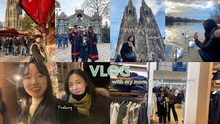 독일에서 엄마랑 Vlog🇩🇪 Part.1 외노자의 삶에 엄마가 왔다🥹 쾰른, 뒤셀도르프, 프라이부르크 크리스마스 마켓 여행🤍