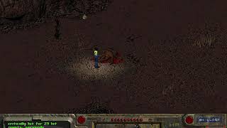 Fallout 1 Mysterious Stranger + talk + equipment