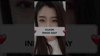 Silkon Innise Gray Monthly Silicone Hydrogel Color Contact Lens #colorcontactlens #beauty #makeup