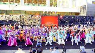 [4K] 万博PR総踊リ(LaLaLaEXPO2025)　よさこい大阪大会 2022 道頓堀リバーフェスティバル