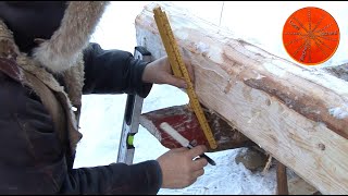 🔴 Log House Repair in Norway Part 10/15 - Lafting - Cogging. Underhogg. Raulandslaft.