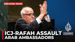 ICJ orders Israel to end Rafah assault: Arab ambassadors react to ICJ ruling