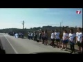 human chain in gush etzion