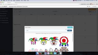 How to add clipart to an activity calendar using SignPilot.