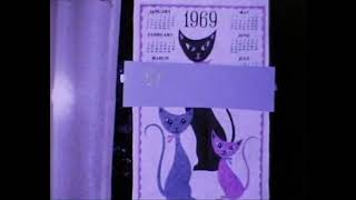 Reel 6 13 1969 calendar with writing animation