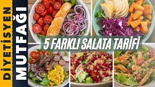 DİYETİNİZİ KOLAYLAŞTIRACAK 5 FARKLI SALATA TARİFİ