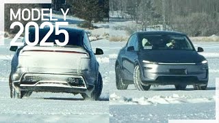 New TESLA MODEL Y 2025: first photographs without camouflage