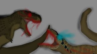 (Dc2)Wrecksy vs giganotosaurus short animation