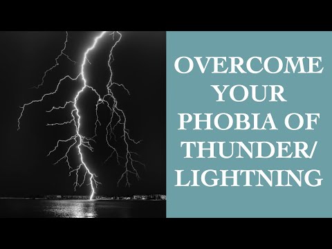 How can I get over my fear of lightning?