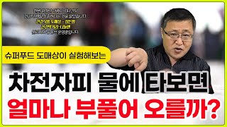 차전자피분말 가루 물에타보면 어떤일이 정든팜 직접실험 질경이 씨앗 껍질