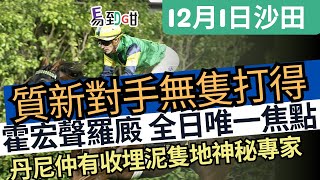 【#賽馬易到咁】(12月1日) 泥地神秘專家同專家一Q翻｜賽馬貼士｜過關｜田草