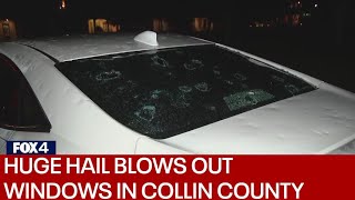 Thunderstorms bring massive hail to Collin County