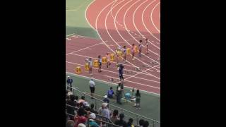 岡山インターハイ 女子100m 決勝