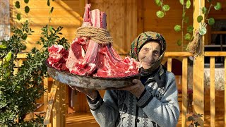 Juicy, Huge Beef Steak in the Tandoor! a video full of Rural Recipes!