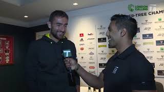 Marin Cilic: 2019 London First Round Win Tennis Channel Interview