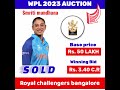 Smriti mandhana #smritimandhana #wpl  #auction #ipl #iplauction #rcb #mi #gg #dd #wpl2023 #shorts