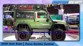 Force Gurkha Monster Struck Showcased At 2020 Auto Expo | MotorBeam हिंदी