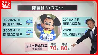 【解説】「東京ディズニーランド」開園40周年  アニバーサリーイベント開幕も…“伝説の雨男”に心配の声『知りたいッ！』