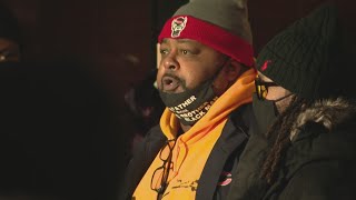 Jacob Blake's family holds protest in Kenosha ahead of officer grand jury decision