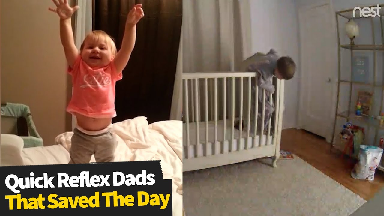 Dads With Lightning Fast Reflexes Compilation Dad Saves The Day