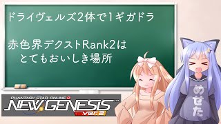 【PSO2NGS】ドロップ検証周回　オススメ度高すぎな赤色界Rank2【えりにゃんちゃんねる】