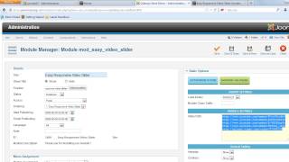 Easy Responsive Video Slider Joomla Module