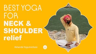 Best Yoga for Neck and Shoulder Tension Release - by Yogrishi Vishvketu