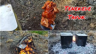 Tenekede Tavuk Nasıl Yapılır (yakmadan) cooking  tin chicken