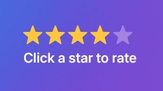 Create a Star Rating System with HTML, CSS & JavaScript | Beginner Tutorial