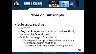 15 04 Subscripts & Array Processing