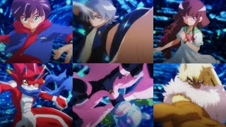 Digimon Ghost Game | All Main Characters' Perfect/Ultimate Evolution Scenes at the same time